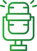 Microphone Creative Icon Design vector