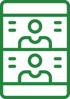 Videocall Creative Icon Design vector