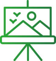 Canvas Creative Icon Design vector