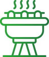 Barbecue Creative Icon Design vector