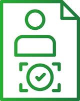 Approval Creative Icon Design vector