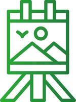 Canvas Creative Icon Design vector
