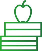 Stack Of Books Creative Icon Design vector
