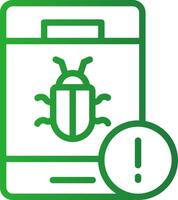 Bug Creative Icon Design vector