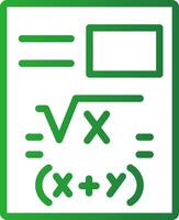 Maths Creative Icon Design vector