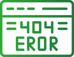 404 Error Creative Icon Design vector