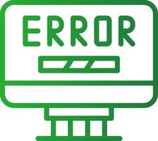 Error Creative Icon Design vector