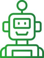 diseño de icono creativo bot vector