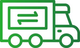 Supply Chain Creative Icon Design vector