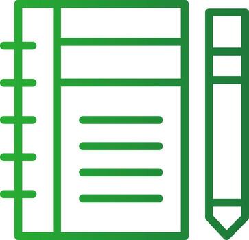 Diary Study Creative Icon Design vector