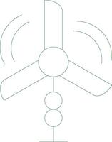 Windmill Creative Icon Design vector