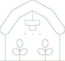 Greenhouse Creative Icon Design vector