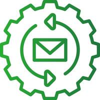 Marketing Automation Creative Icon Design vector