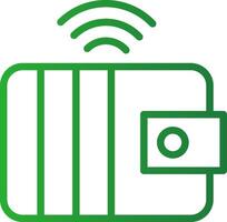 Smart Wallet Creative Icon Design vector