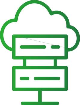 Cloud Computing Creative Icon Design vector