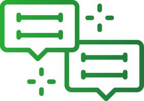 Conversation Creative Icon Design vector