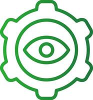 Eye Setting Creative Icon Design vector