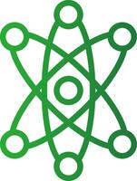 Atom Creative Icon Design vector