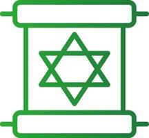 Scroll torah Creative Icon Design vector