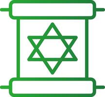 Scroll torah Creative Icon Design vector