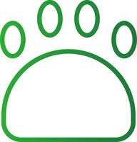 Line Green Gradient Design vector