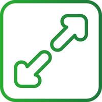 Line Green Gradient Design vector