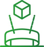 Head Up Display Creative Icon Design vector
