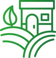 Ecological Farming Creative Icon Design vector