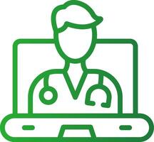 Digital Medicine Creative Icon Design vector