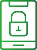 Lock Screen Creative Icon Design vector