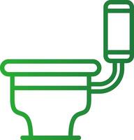 Toilet Creative Icon Design vector