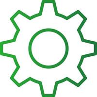 Cog Creative Icon Design vector