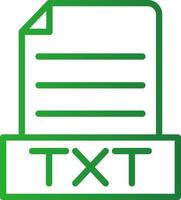 Txt Creative Icon Design vector