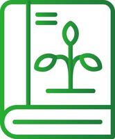 Botany Book Creative Icon Design vector