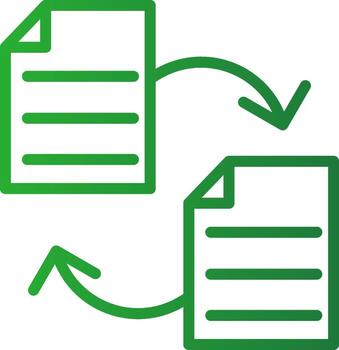 Copy Document Creative Icon Design vector