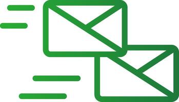 Mass Mailing Creative Icon Design vector