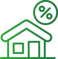 Home Mortgage Creative Icon Design vector