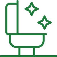 Bathroom Cleaning Creative Icon Design vector