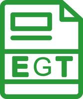 EGT Creative Icon Design vector