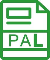 PAL Creative Icon Design vector