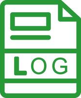 LOG Creative Icon Design vector