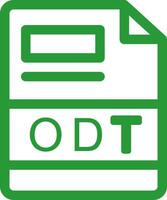 ODT Creative Icon Design vector