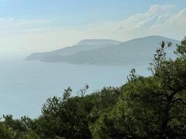 View of the Princes' Islands on a bright sunny day, Turkey, Istanbul photo