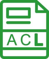 ACL Creative Icon Design vector