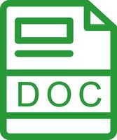 DOC Creative Icon Design vector