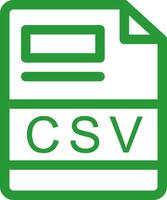 CSV Creative Icon Design vector