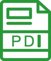 PDI Creative Icon Design vector