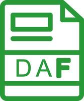 DAF Creative Icon Design vector