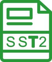 SST2 Creative Icon Design vector