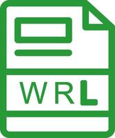 WRL Creative Icon Design vector